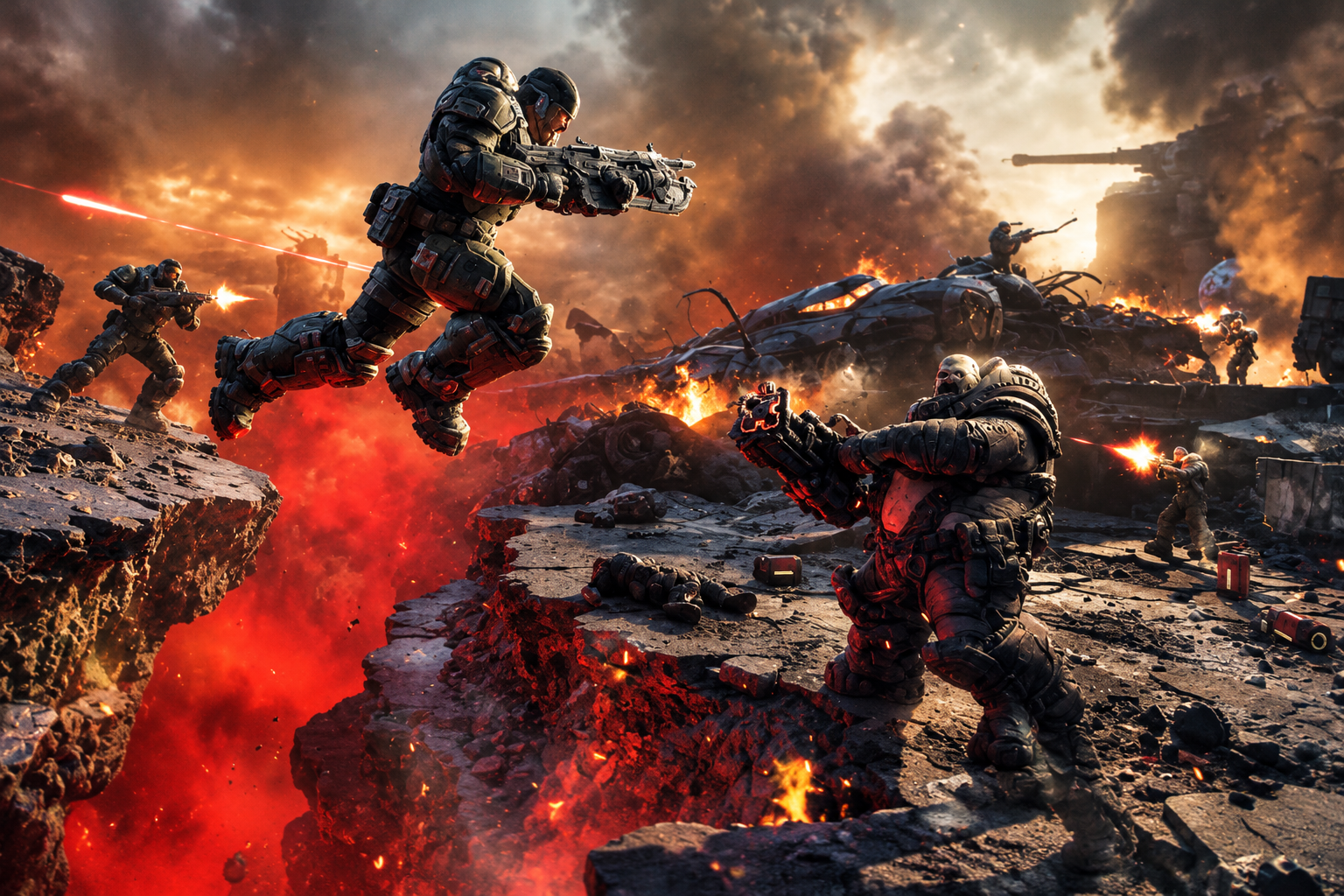 Графика Gears of War: E-Day