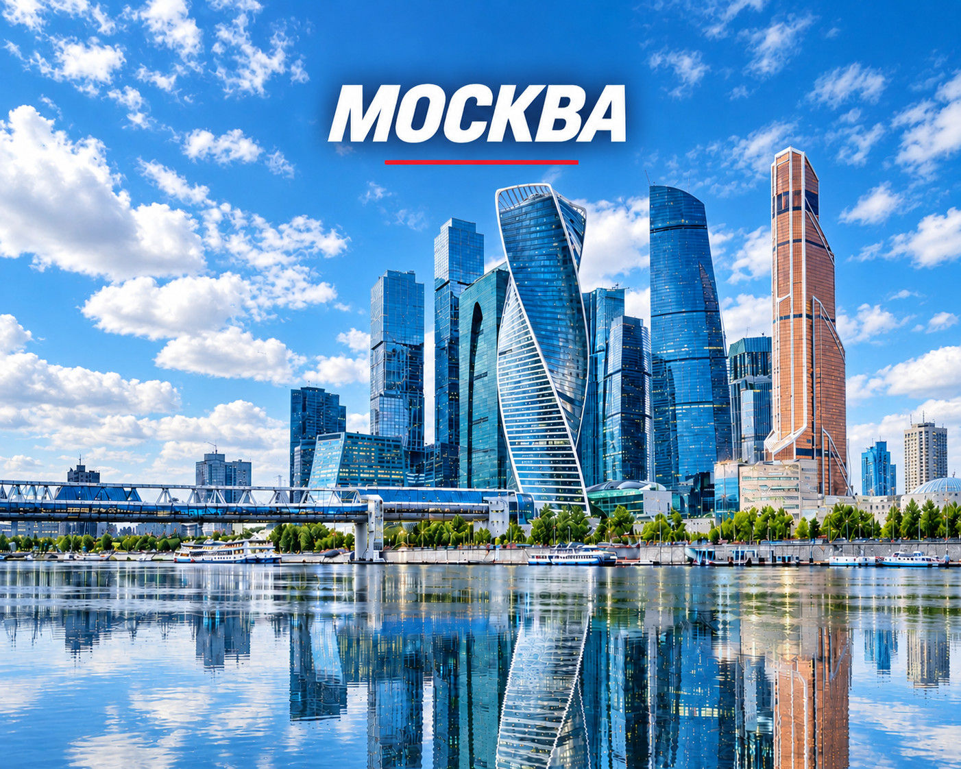 Вид города Москва