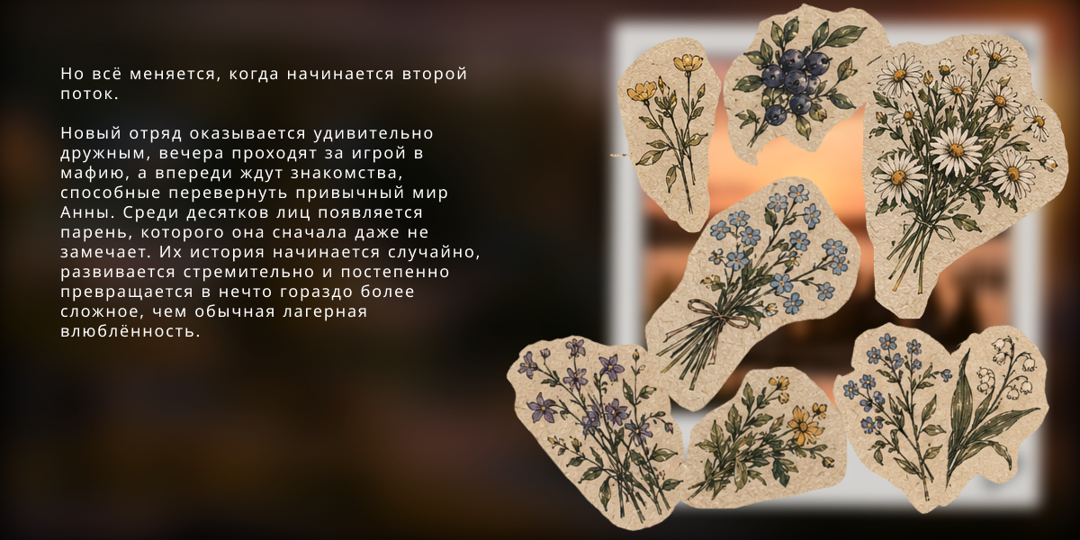 История второго потока, цветочные иллюстрации