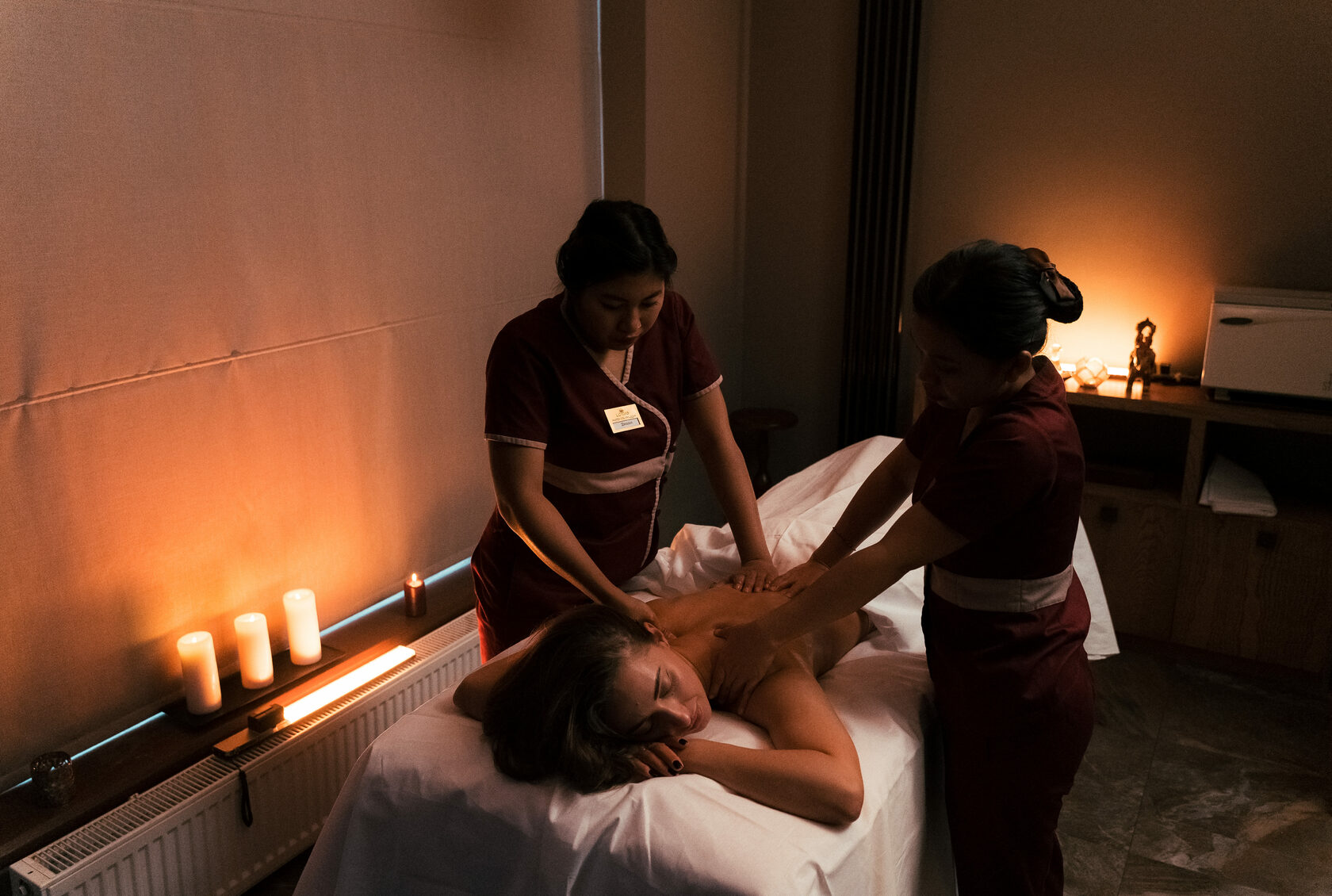 Спа-процедура в Lotus Spa
