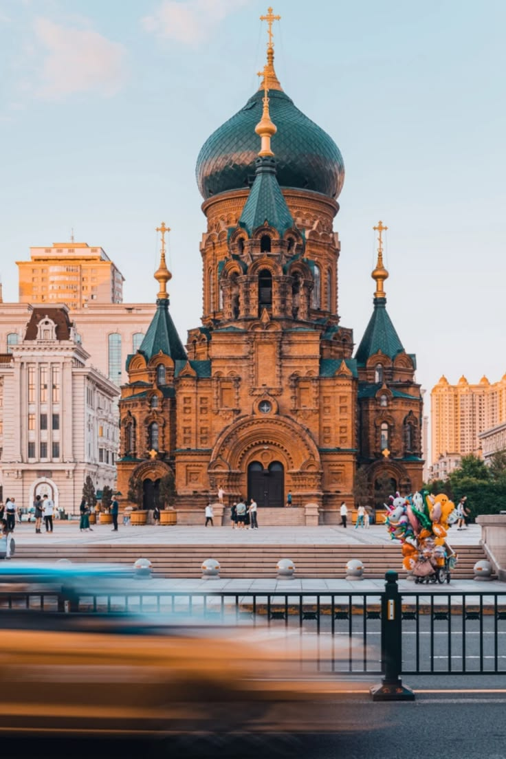 Город Харбин в Китае