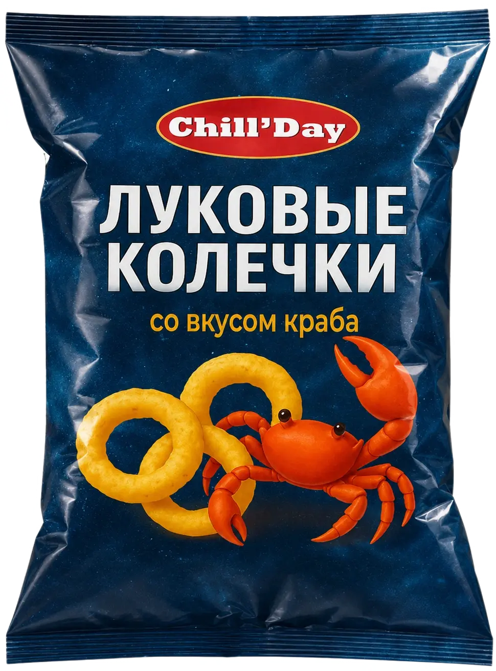 Луковые кольца со вкусом краба
