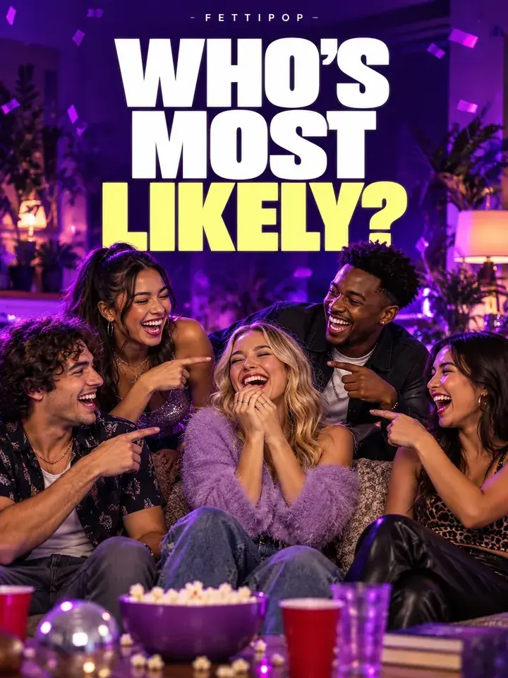 Who's Most Likely game poster