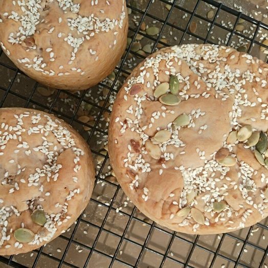 Безглютеновые булочки с семенами ученицы Марины Варданян