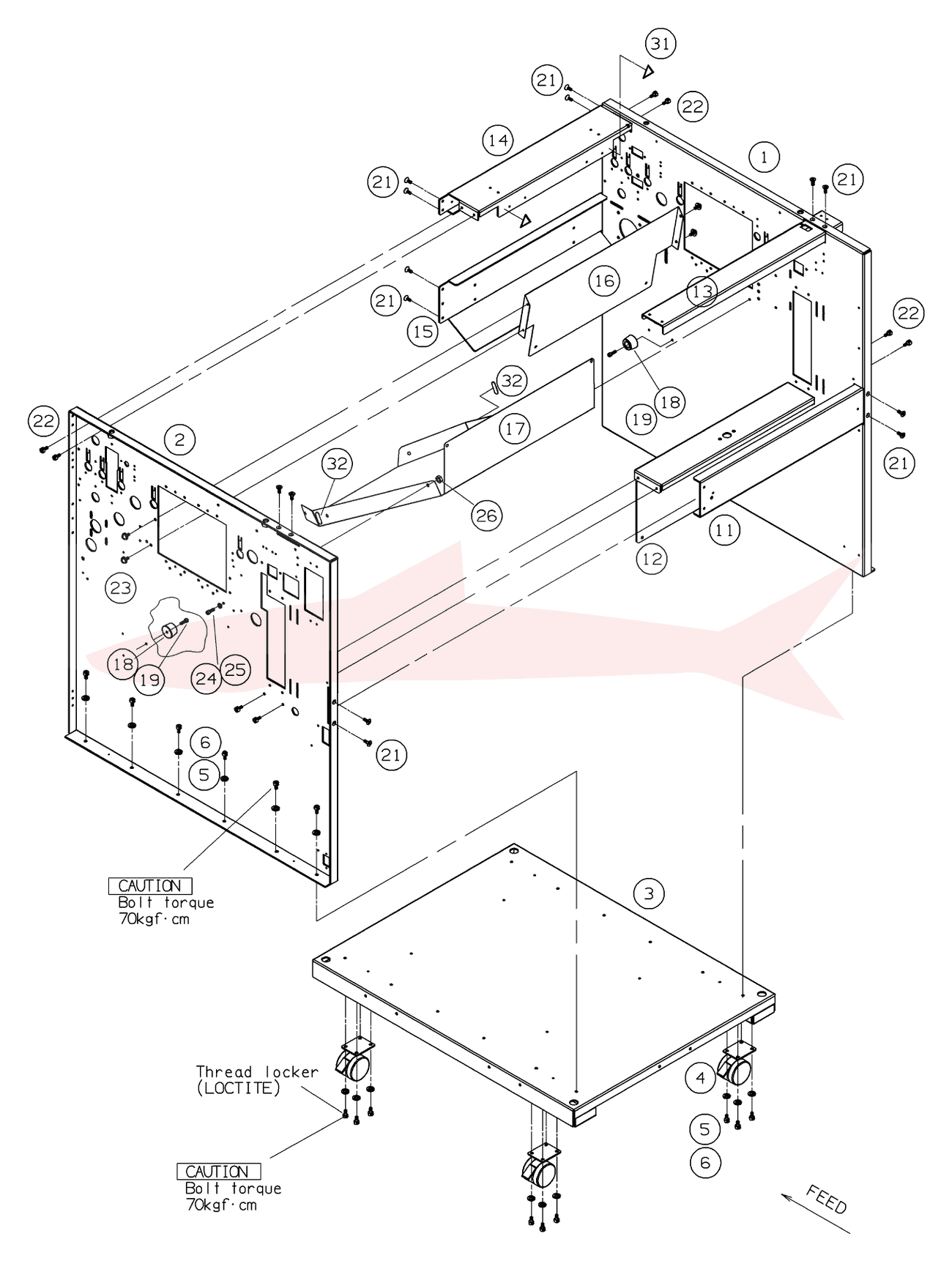 Morgana AeroCut 4 Frame — схема деталей