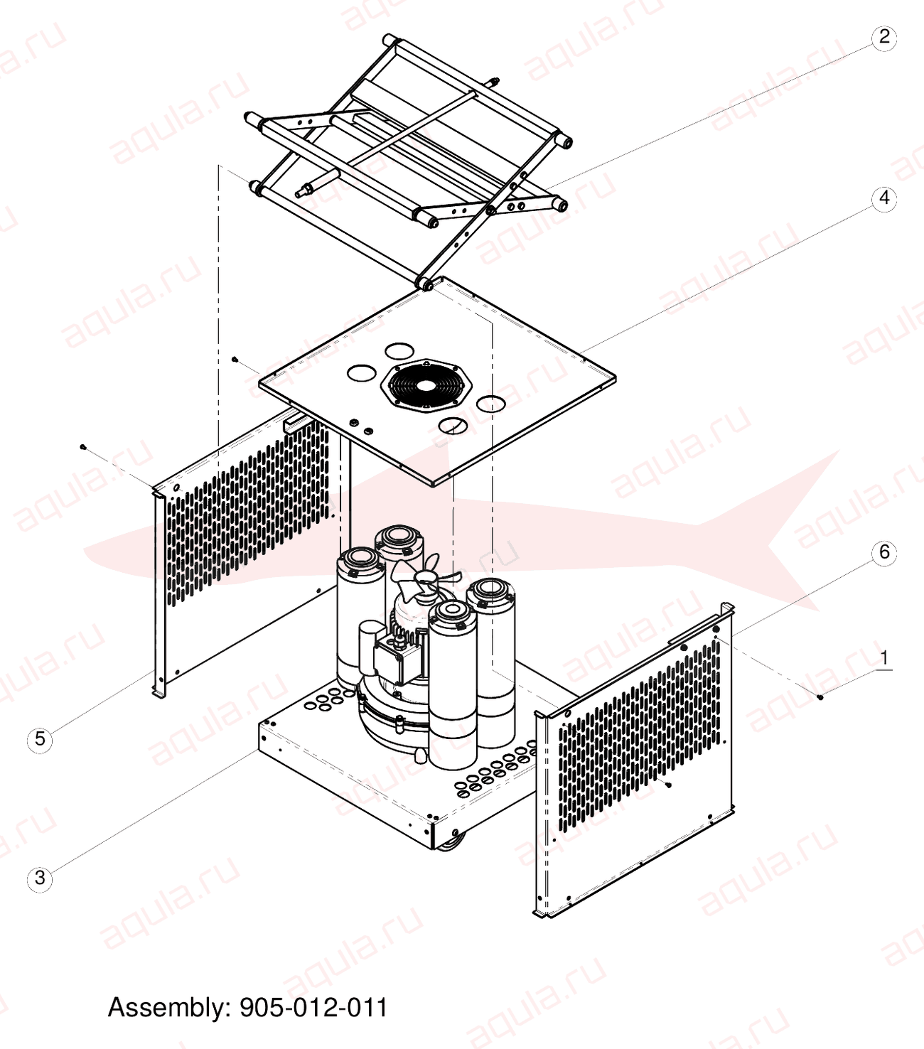 Morgana Feeder 8000 905-012-01 Base Main Assembly — схема деталей