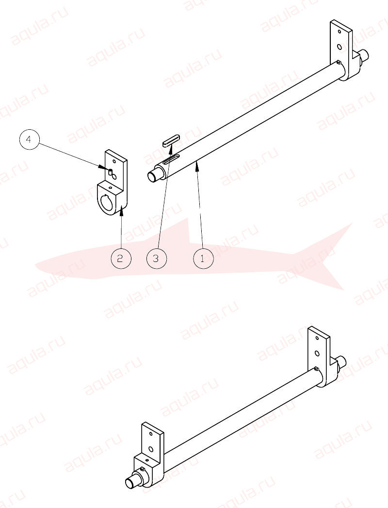 Morgana DigiBook 450 A0208099-00 Ass. albero movimento pressa — схема деталей