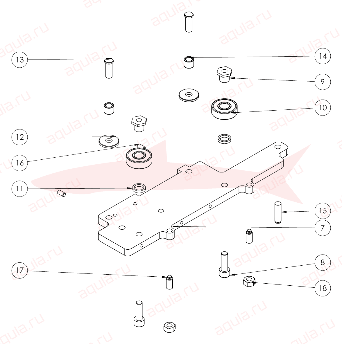 Morgana DigiBook 150 4.4 Fianco destro (A) — схема деталей