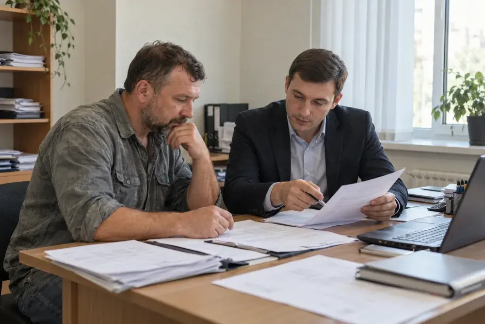 Юрист для бизнеса — иллюстрация консультации
