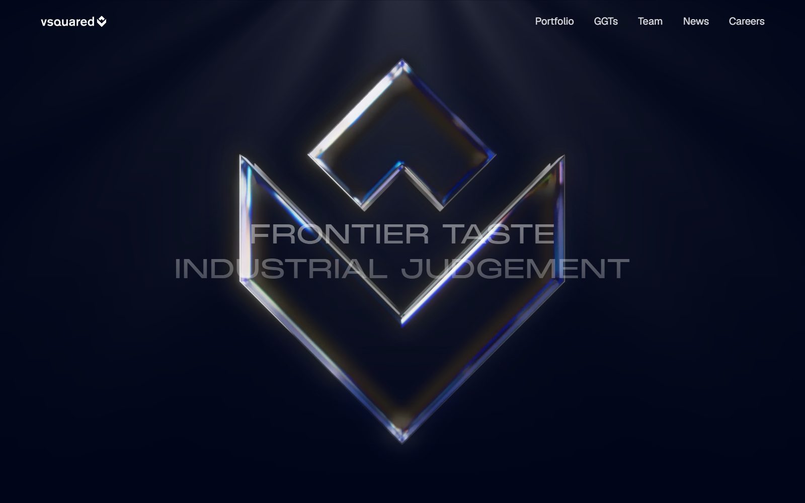Vsquared Ventures homepage screenshot, a Munich deep tech VC (October 2026)