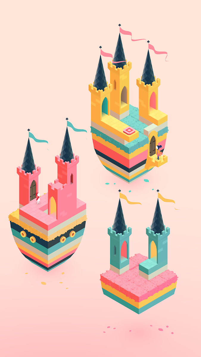 Pink towers and stairways in Monument Valley 2