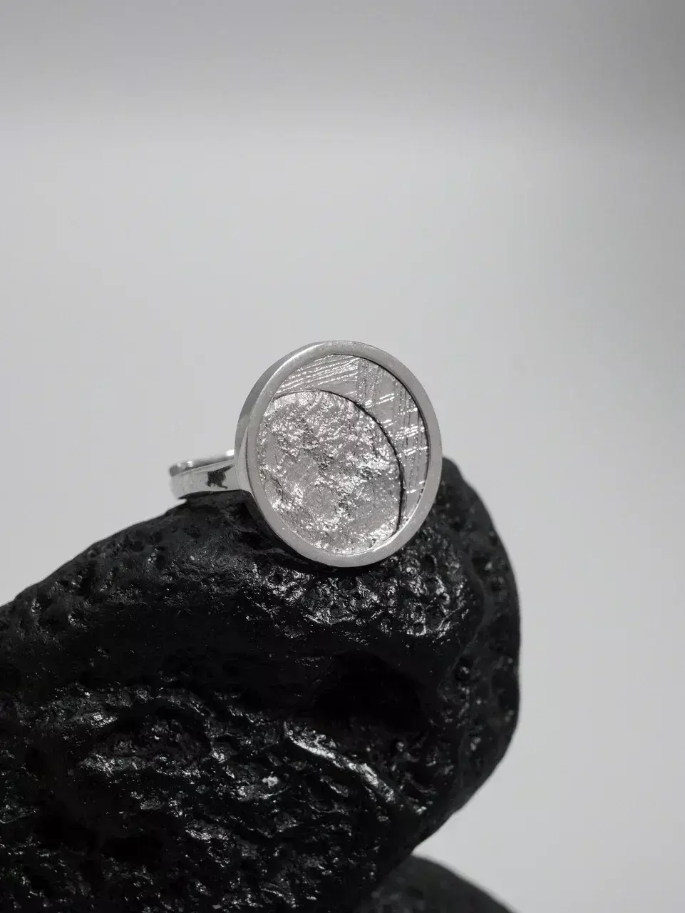 Кольцо «Луна Rhodium»