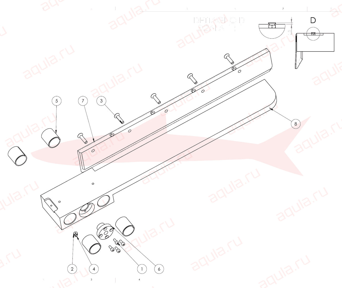 Morgana DigiBook 300 A0103029-00 Ass. cursore — схема деталей