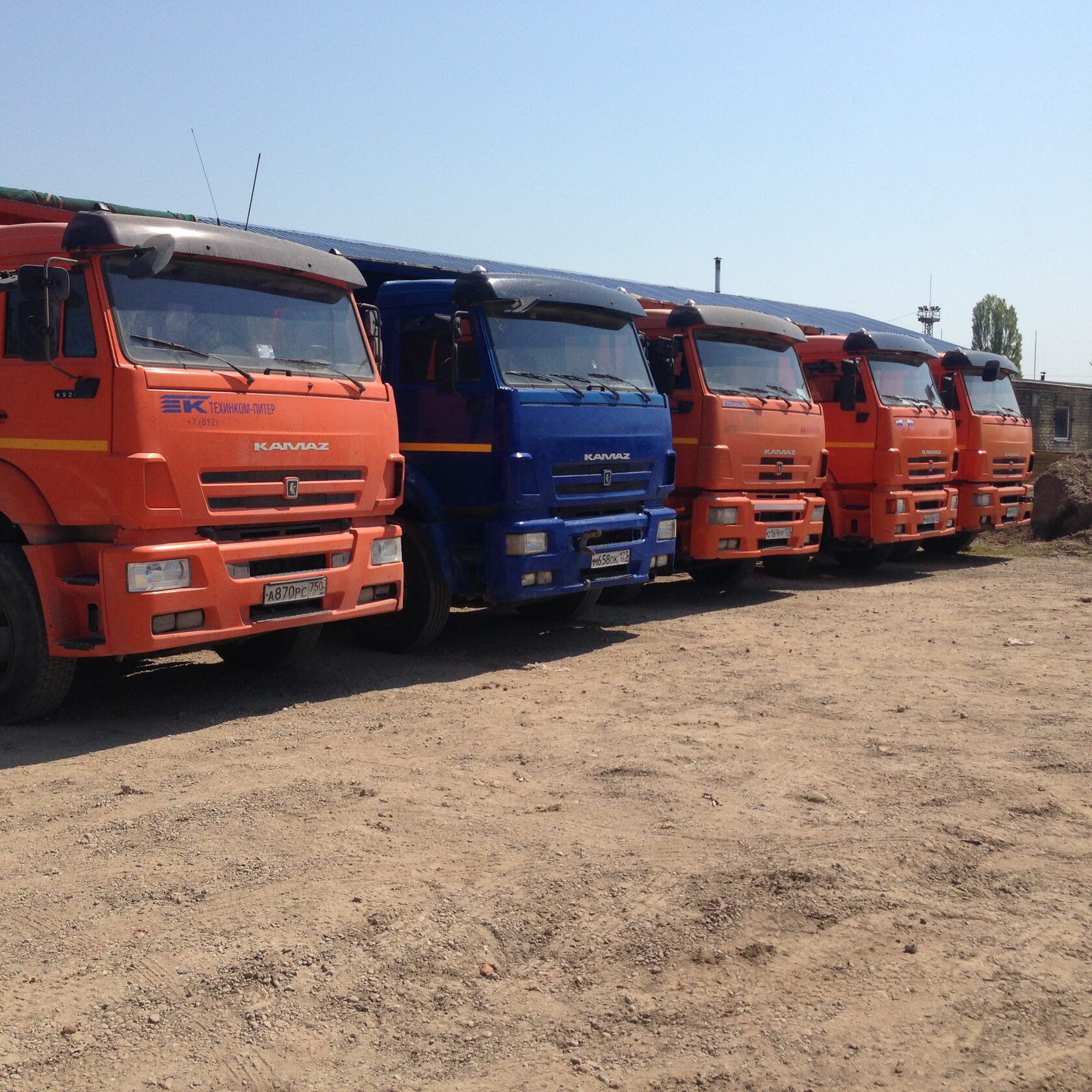 Самосвалы КАМАЗ 6520-63 — ТЕХСТРОЙ групп