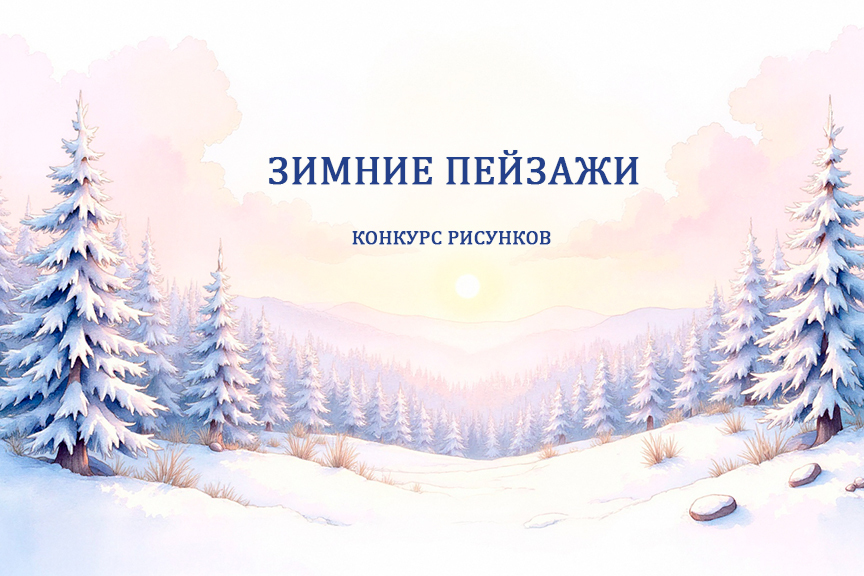Всероссийский детский конкурс рисунков «Зимние пейзажи»
