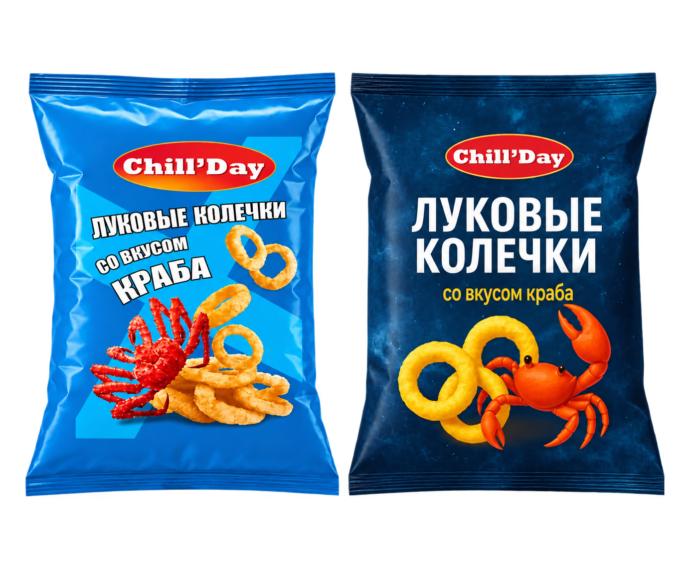 Упаковка Chill’Day до и после редизайна