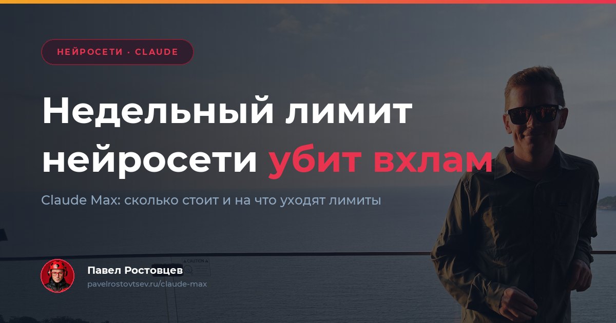 Claude Max: сколько стоит и на что уходят лимиты