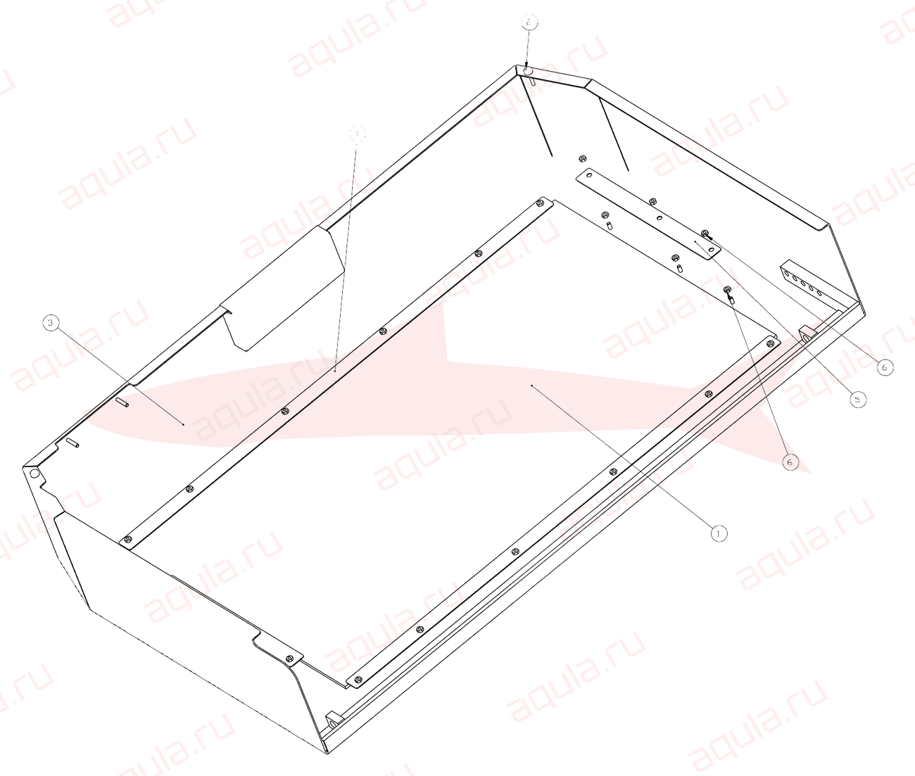 Morgana DigiBook 450 A0210098-01 Ass. coperchio metticopertine — схема деталей