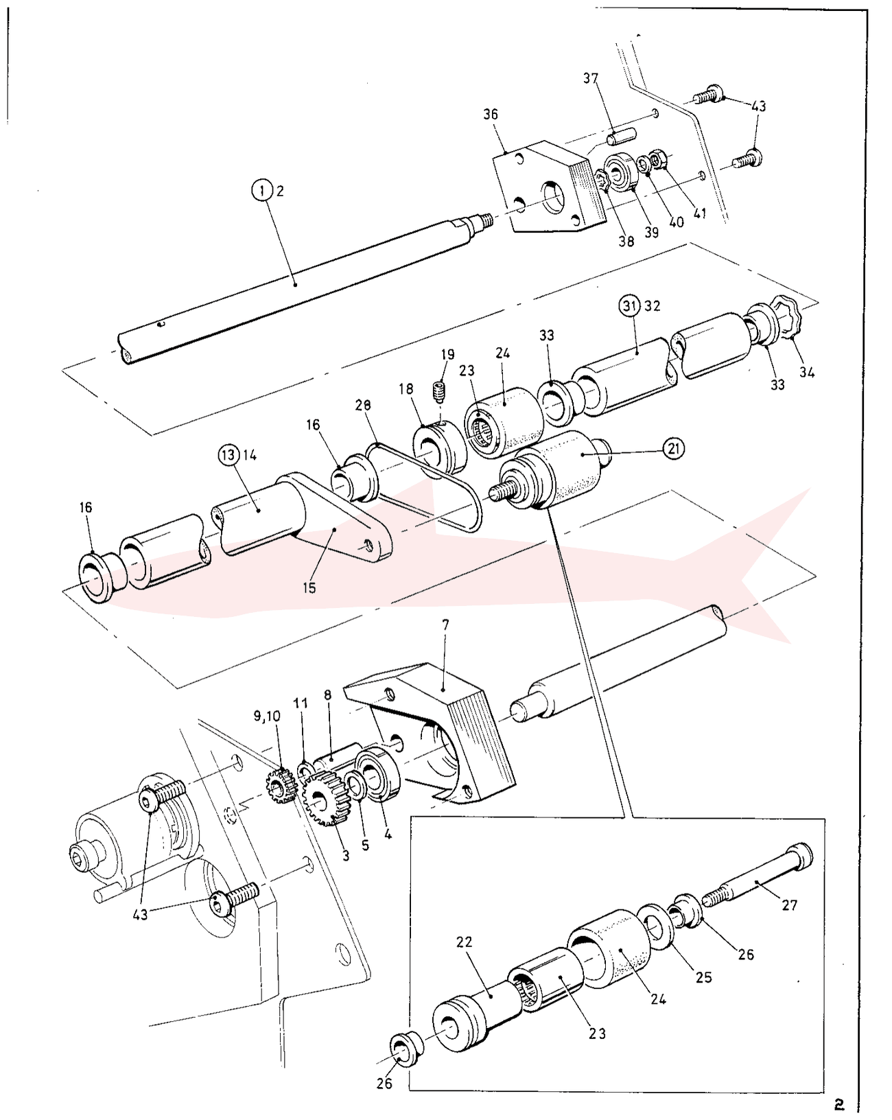 Morgana FRN 5 8-31-02 Friction Drive — схема деталей