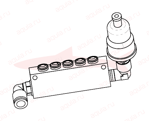 Morgana DigiBook 200 A0411015-01 Ass. distributore e pressostato 150-200 — схема деталей