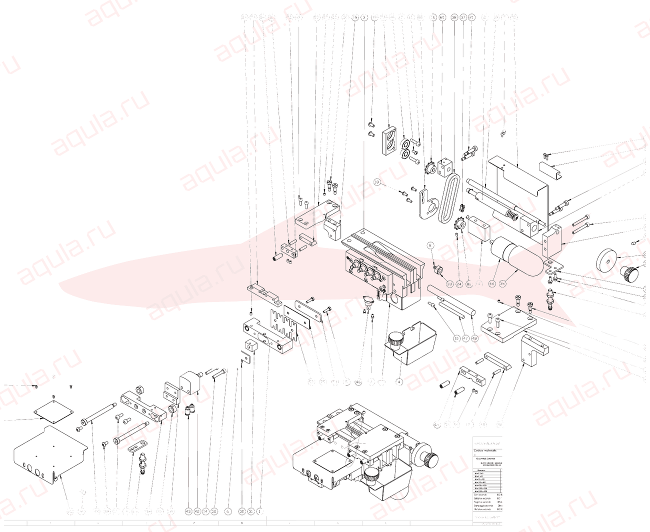 Morgana DigiBook 450 A0106050-02 Gruppo estrusore — схема деталей