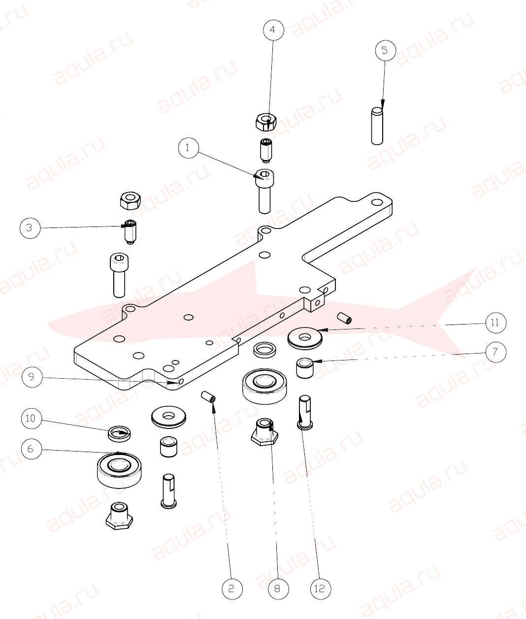 Morgana DigiBook 200 A0108067-00 Ass. fianco dx — схема деталей