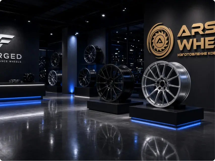 Кованые диски ARS WHEELS на автомобиле