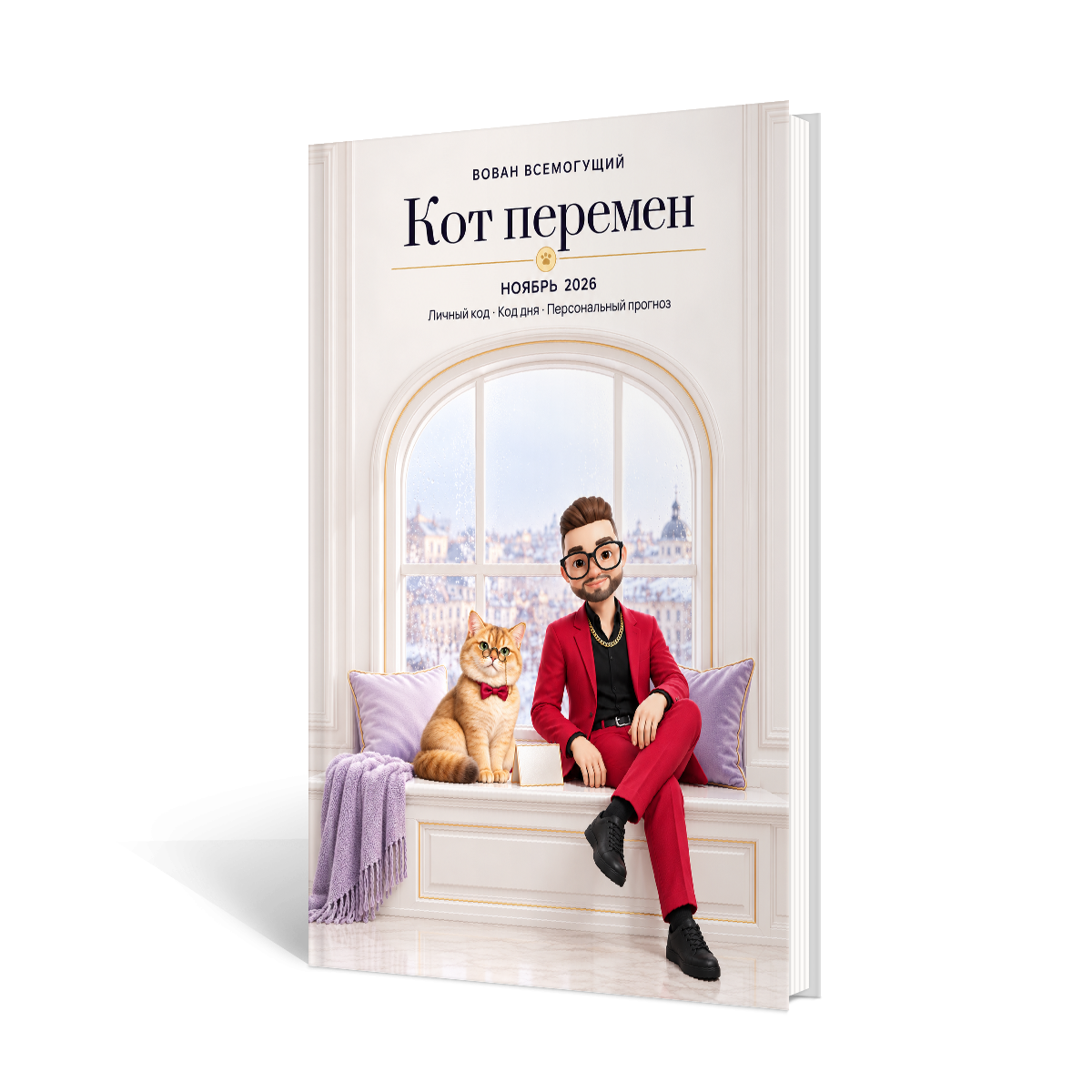 Объёмная ноябрьская книга «Кот перемен»