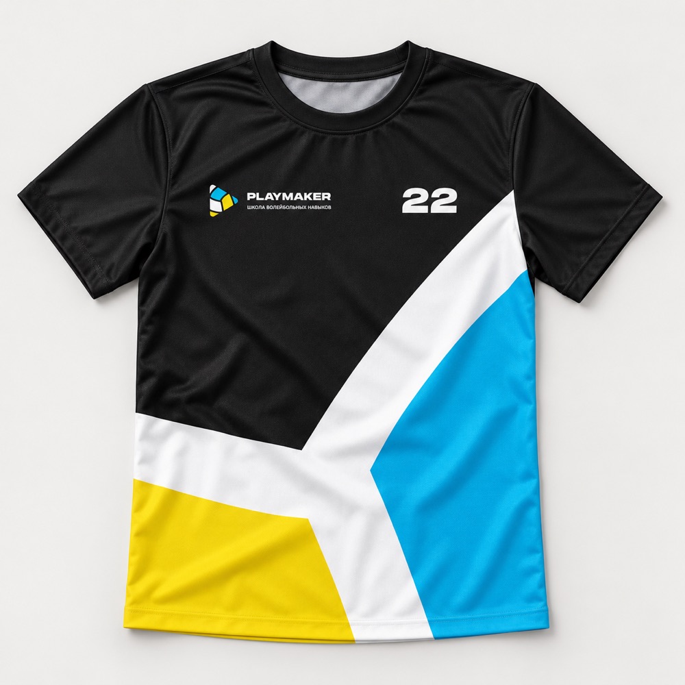 Визуализация футболки PLAYMAKER VOLLEY