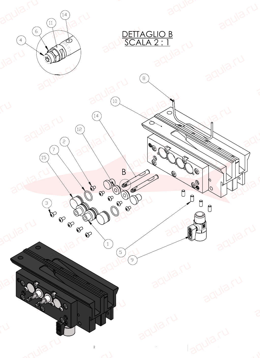 Morgana DigiBook 300 A0106005-00 Ass. reverse spare head 300 — схема деталей