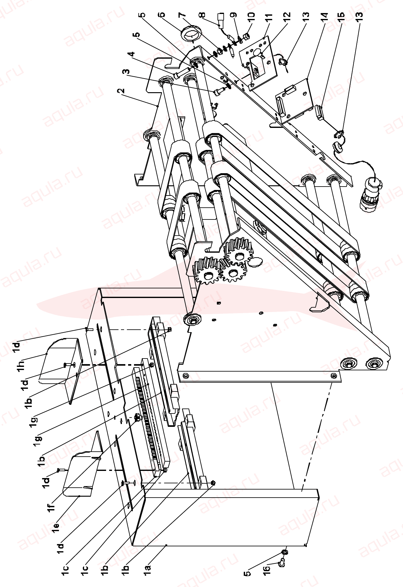 Morgana Square Back System Fig 24 Infeed — схема деталей