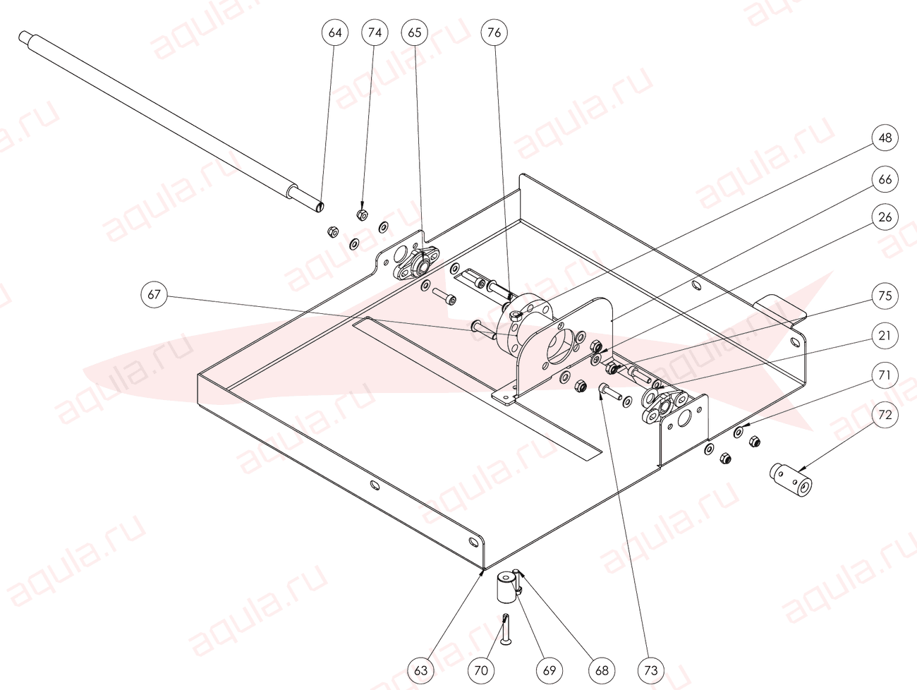 Morgana DigiBook 150 4.3 Ass. motore 2/2 — схема деталей