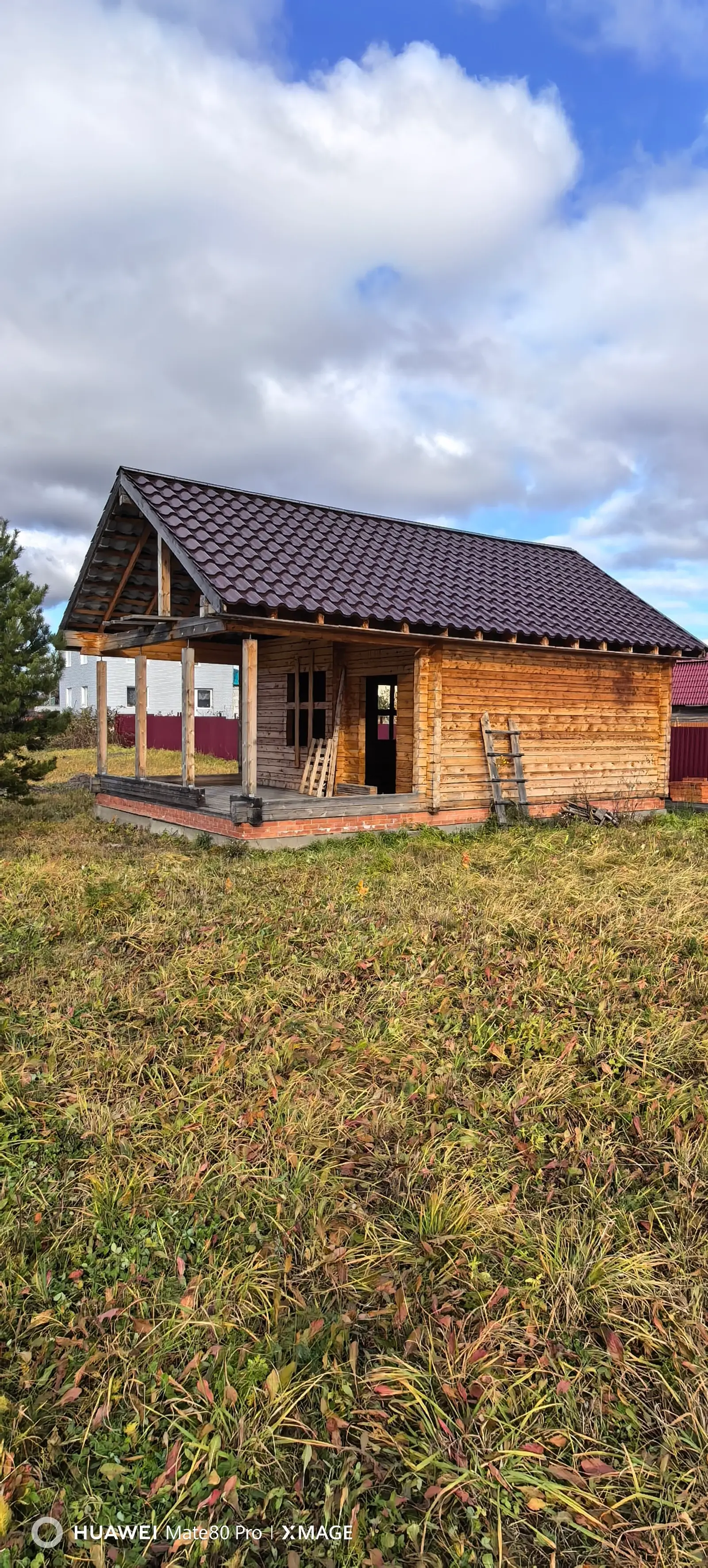 Дом с верандой 6 × 8 м под усадку в Киреевске