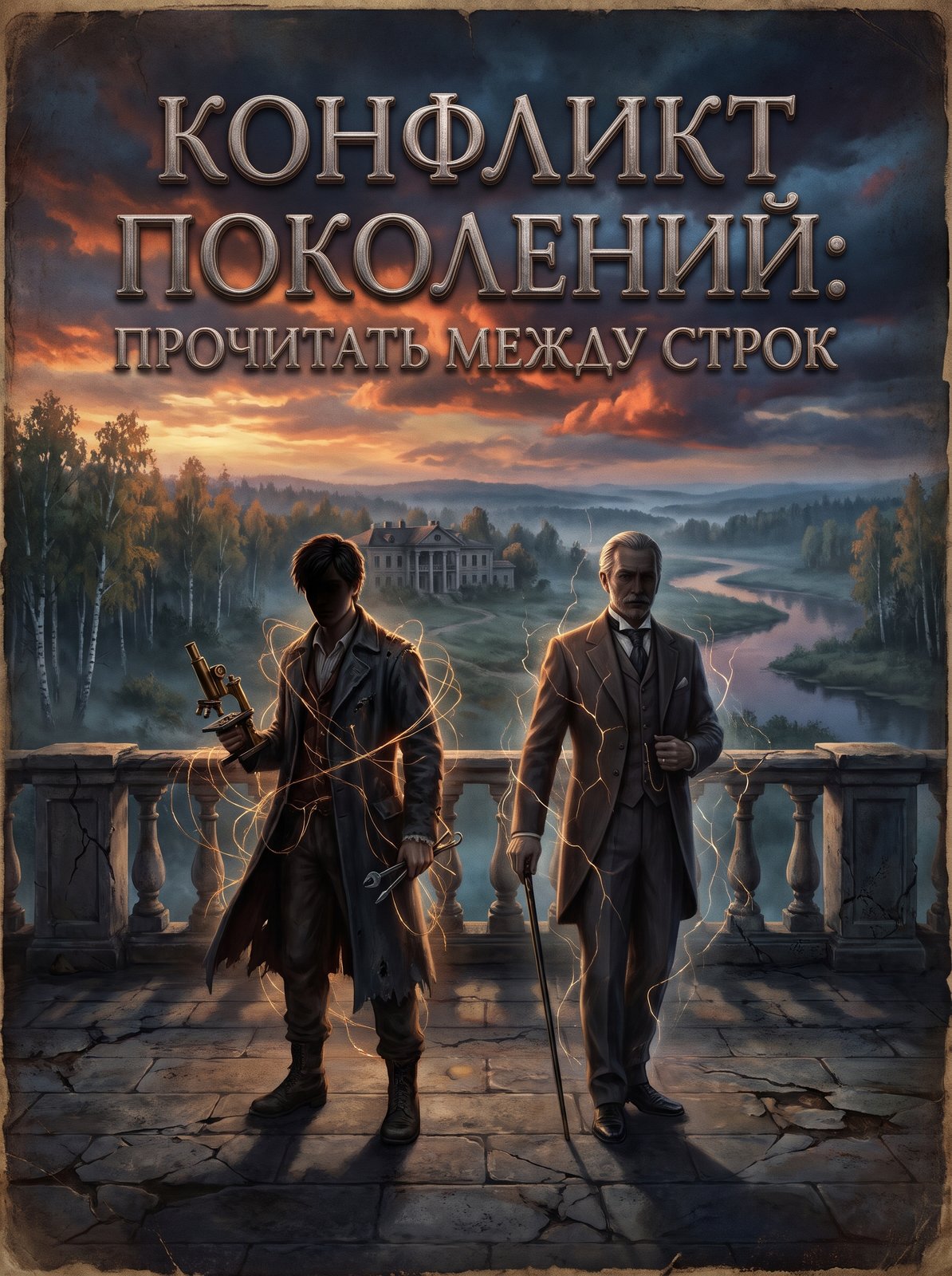 Обложка игры «Конфликт поколений: прочитать между строк»