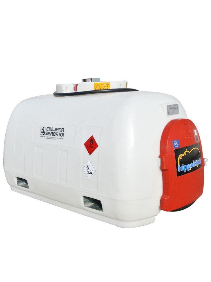 Мини-АЗС Emiliana Serbatoi Hippotank 960, 960 л, для дизельного топлива, 12 В