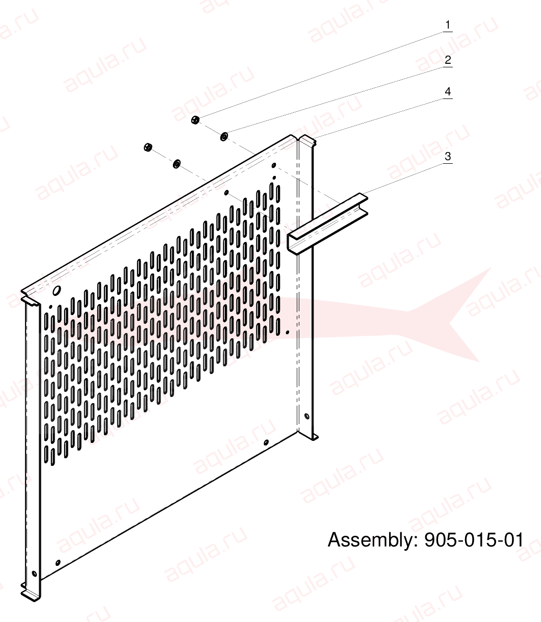 Morgana Feeder 8000 905-015-01 Base Frame Assembly RH — схема деталей