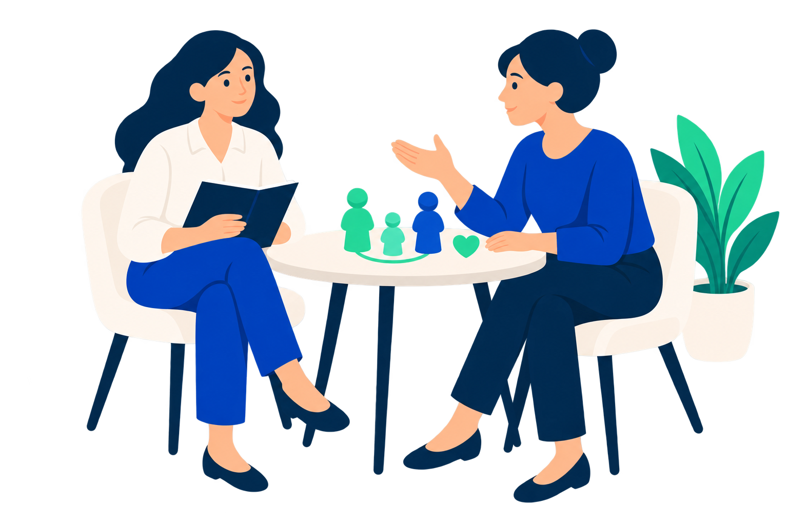 Изучение семейного конфликта на занятии для медиаторов