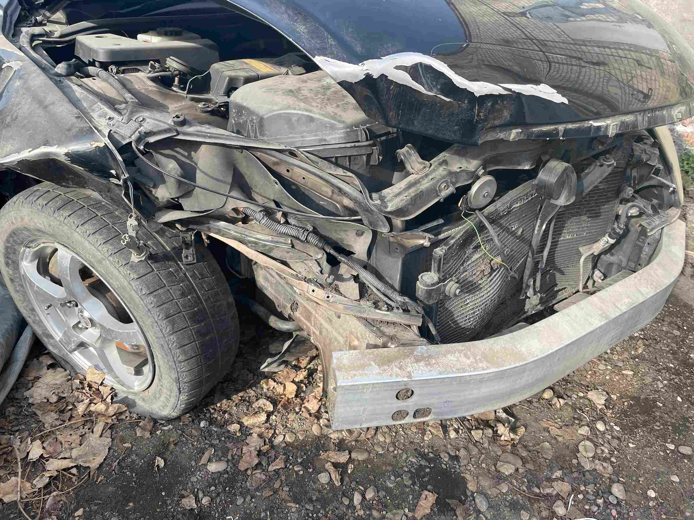 Toyota Soarer после ДТП — повреждения кузова