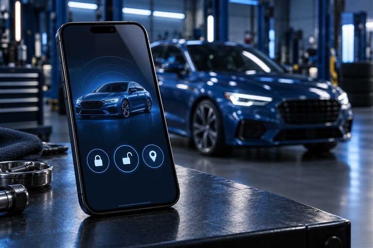 Управление автомобильной сигнализацией со смартфона