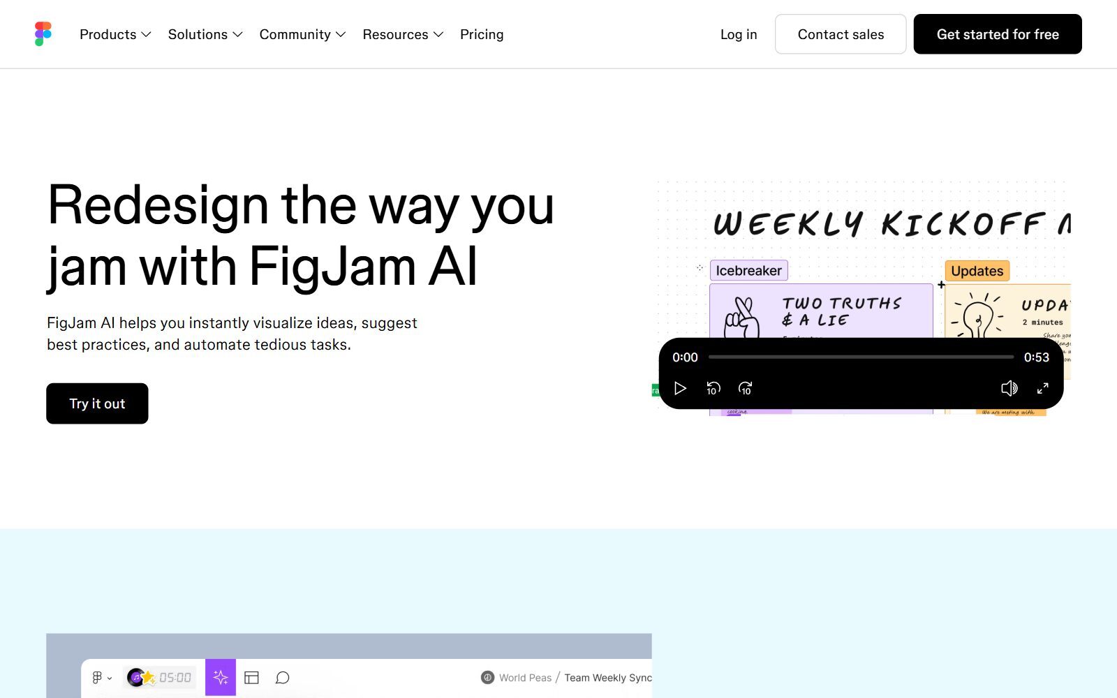 FigJam AI page screenshot (October 2026)