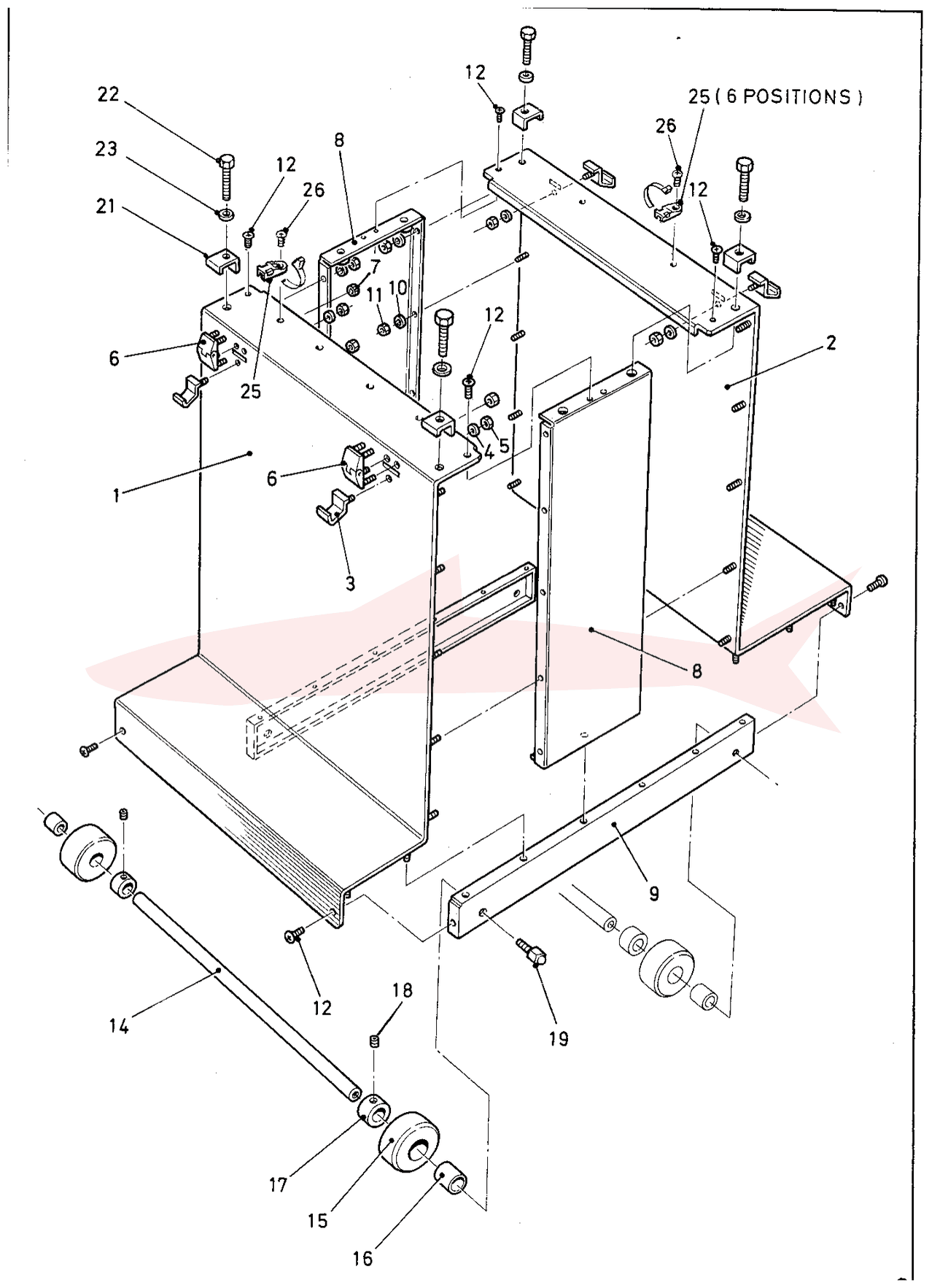 Morgana FRN 5 8-05-01 Base Unit — схема деталей