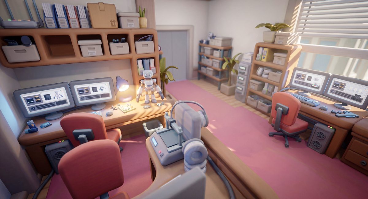 Локация «Отдел инженерии» в приложении 3Dkids