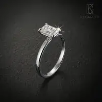 Кольцо с октагоном 1 ct — фото 8