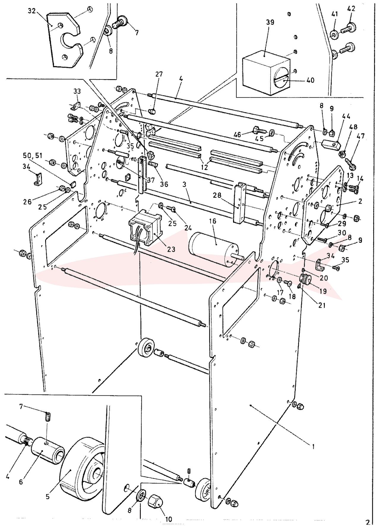 Morgana FSN 6-01-11 Main Assembly 50Hz — схема деталей