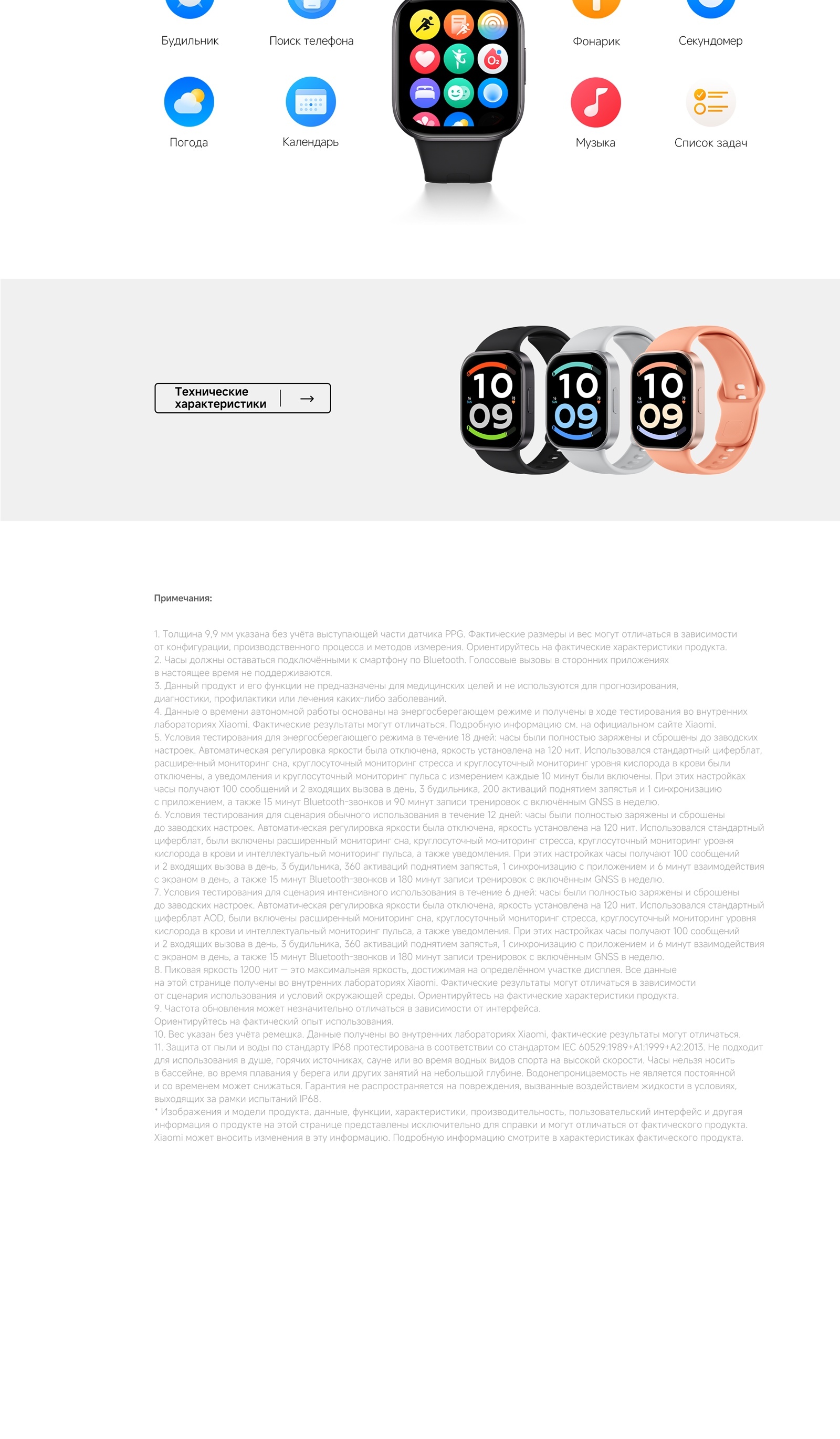 REDMI Watch 6 Active — обзор 6, левая часть