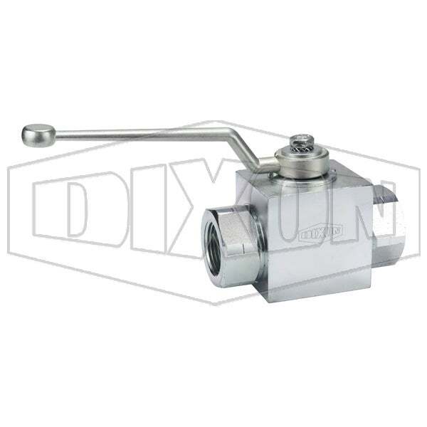 Clear Zinc high-pressure ball valve