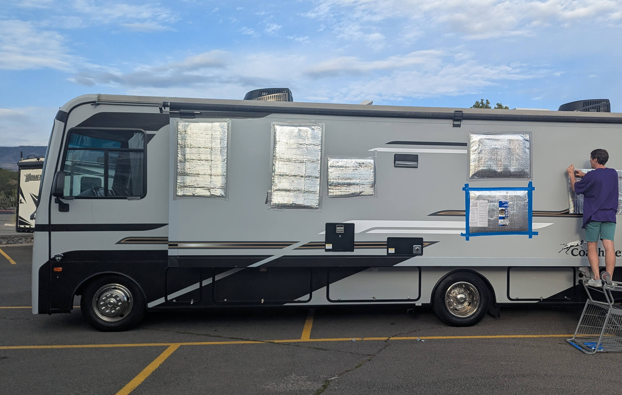 Preparing an RV for the desert