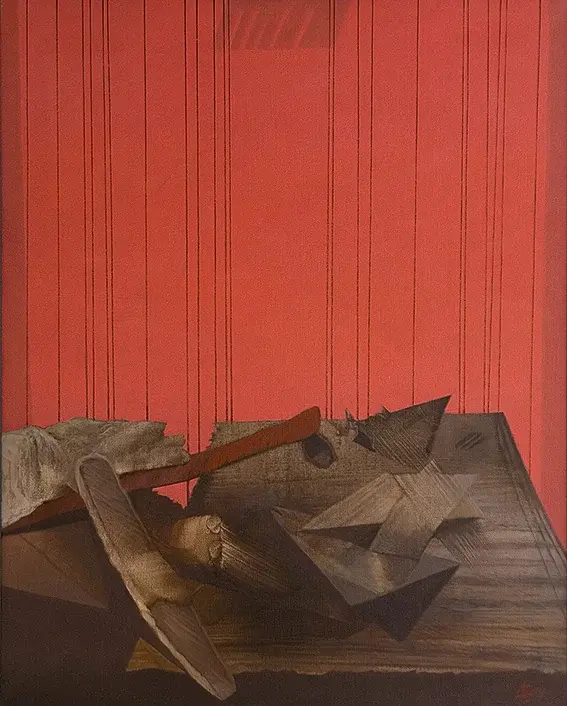 Юрий Миронов. Натюрморт 2, 2005. холст, масло, 140 × 100 см