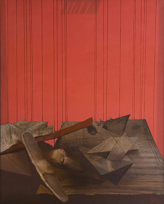 Юрий Миронов. Натюрморт 2, 2005. холст, масло, 140 × 100 см