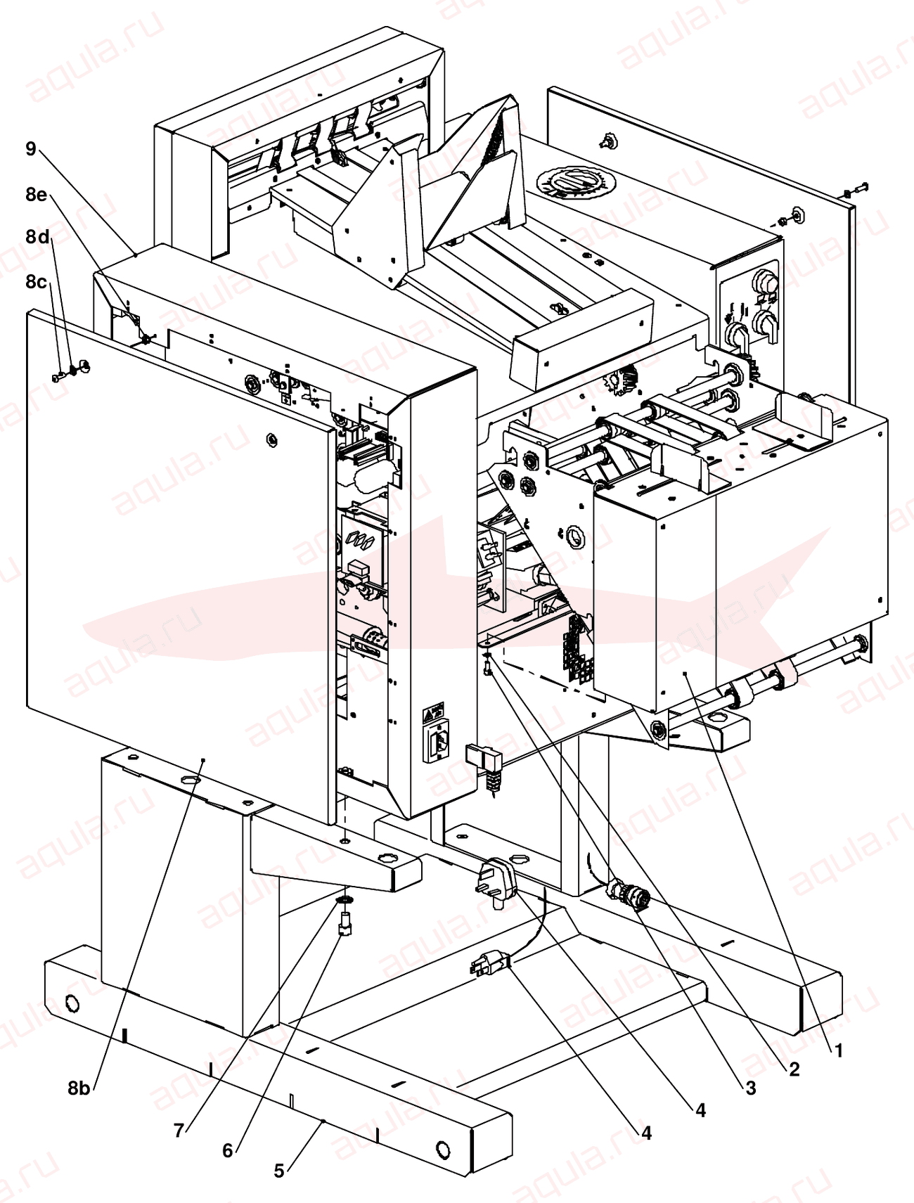 Morgana Square Back System Fig 1 Automatic Square Back System — схема деталей